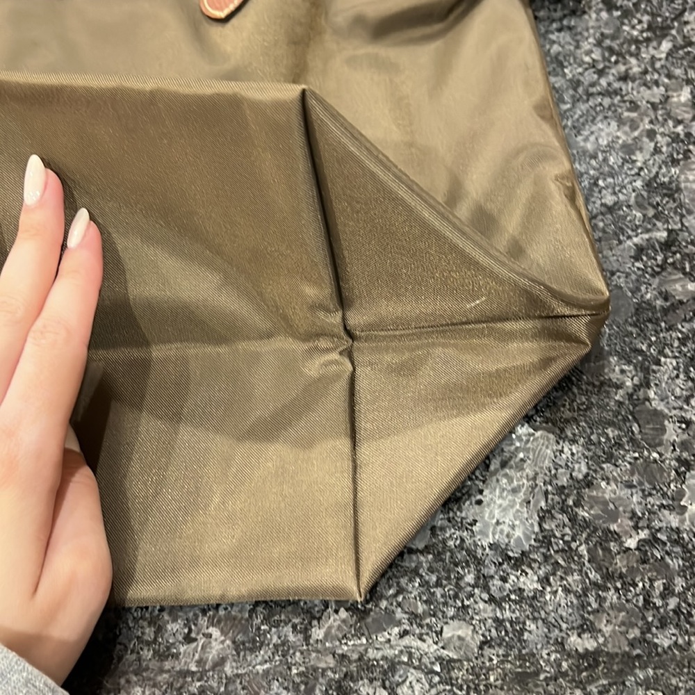Longchamp Brown and Tan Le Pliage Tote - Picture 4 of 7